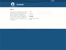 Tablet Screenshot of invoices.atinternet.com